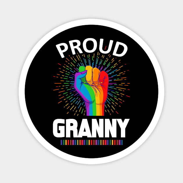 Proud Granny Gay Lgbt Magnet by adrinalanmaji